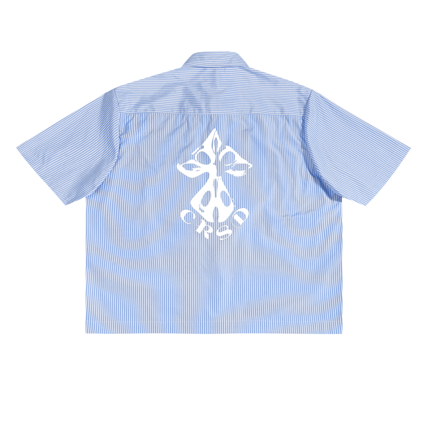 Oversized Vertical Stripe Boxy Shirt