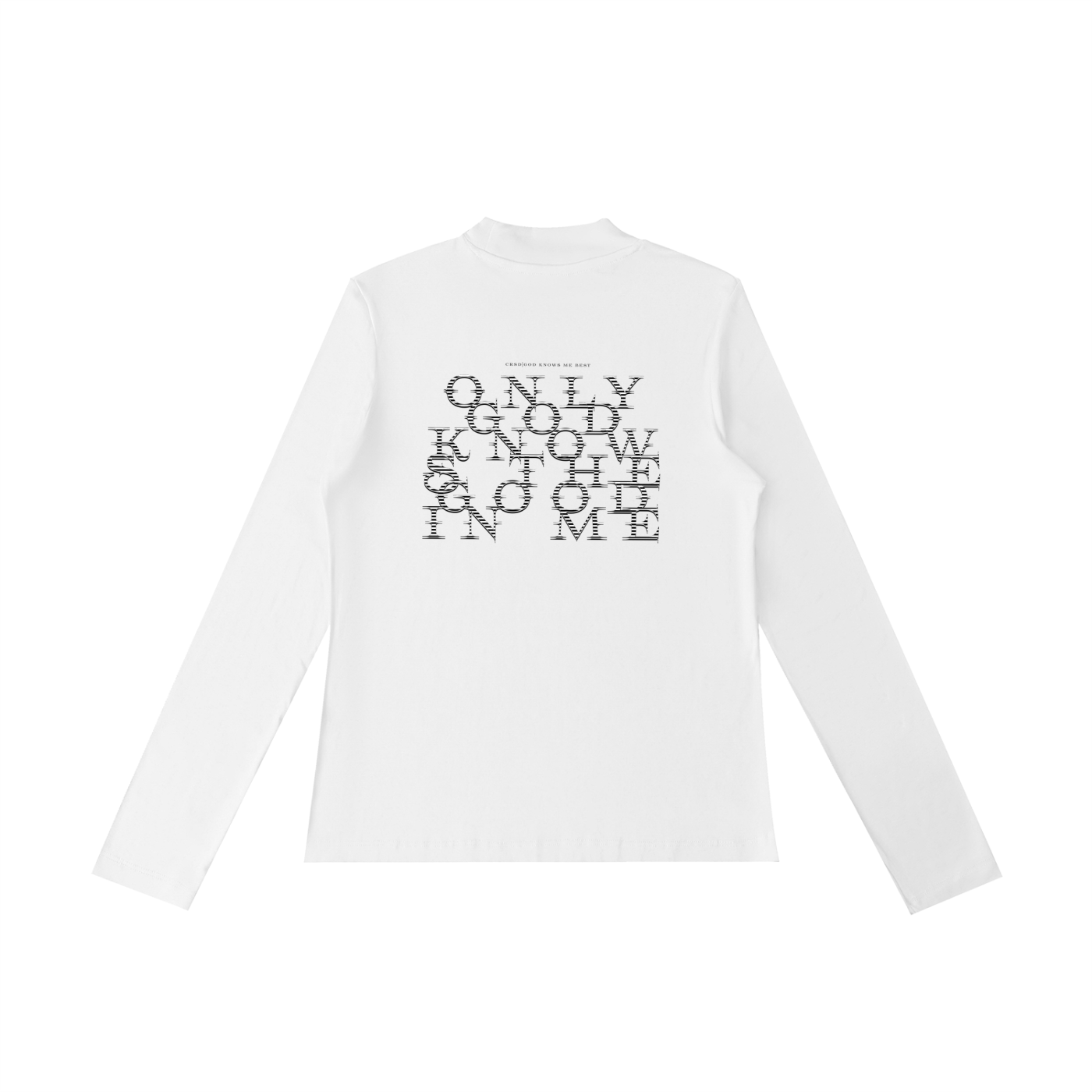 Essential Mock Neck Long Sleeve T-Shirt