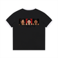 Contrast Edge Ribbed Crewneck T-Shirt