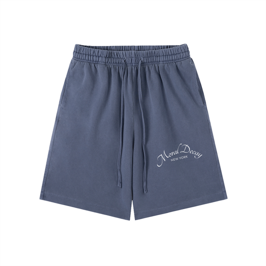 Vintage Wash Cotton Shorts