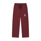 Solid Color Straight-Leg Sweatpants