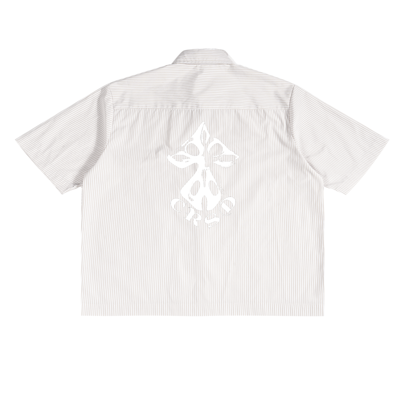 Oversized Vertical Stripe Boxy Shirt