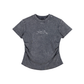 Vintage Washed Bodycon Cotton T-Shirt
