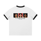 Contrast Edge Ribbed Crewneck T-Shirt